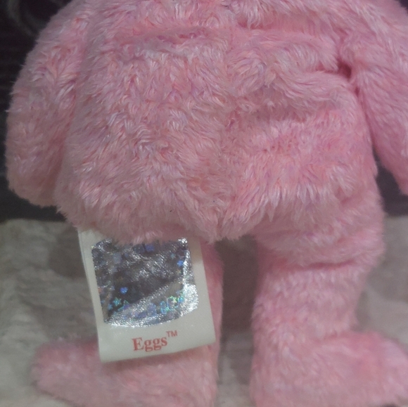 Ty Teenie Beanie "EGGS" Easter Sping Pink Bear 2001- 5" Classic Mini Collection - Picture 7 of 7